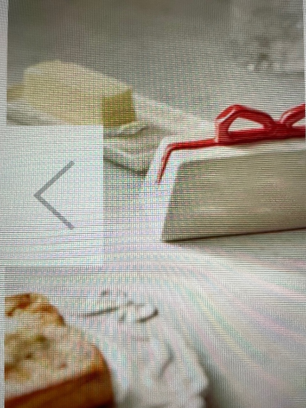 ❤️ ANTHROPOLOGIE BENEDITA BOW CERAMIC STONEWARE BUTTER DISH NEW